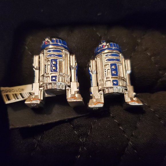 Neiman Marcus - Star Wars R2-D2 Sterling Silver Cuff Links - NWT ($495 in store) - Picture 11 of 16